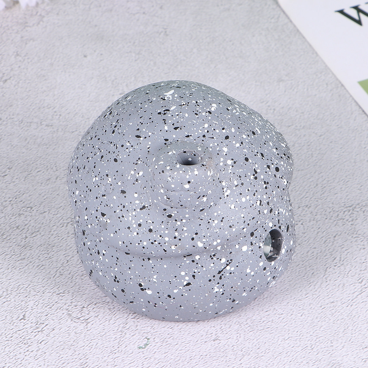 Aquarium Fish Hiding Spot - 1個入りセラミック製キノコ型水槽用魚の隠れ家、エビやシクリッド類のための天然の隠れ場所、低メンテナンス水槽用オーナメント