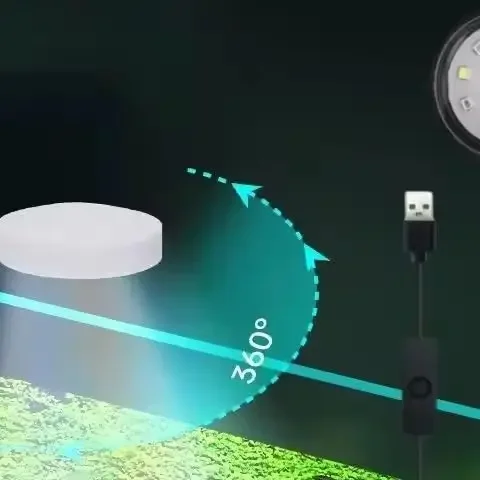アダプター付き水族館ライト LED クリップオン水槽ライト、 - Aquarium Fish Accessories のレビューと価格