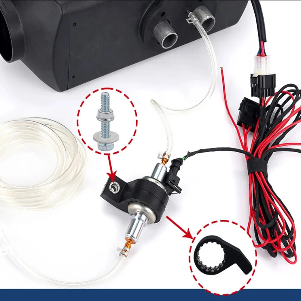 12V/24V対応、22mlの静音燃料ポンプキット。フィルタ - Air Pump Silent のレビューと価格