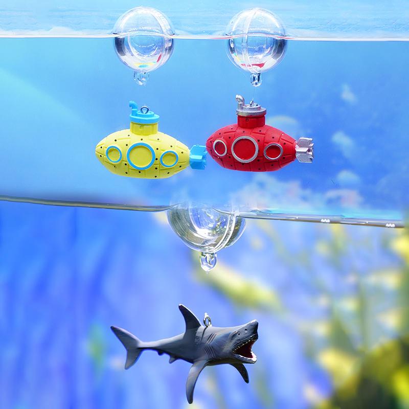【CC】フローティングシャーク水槽装飾品 調節可能な水中景観 - Aquarium Fish Shark のレビューと価格