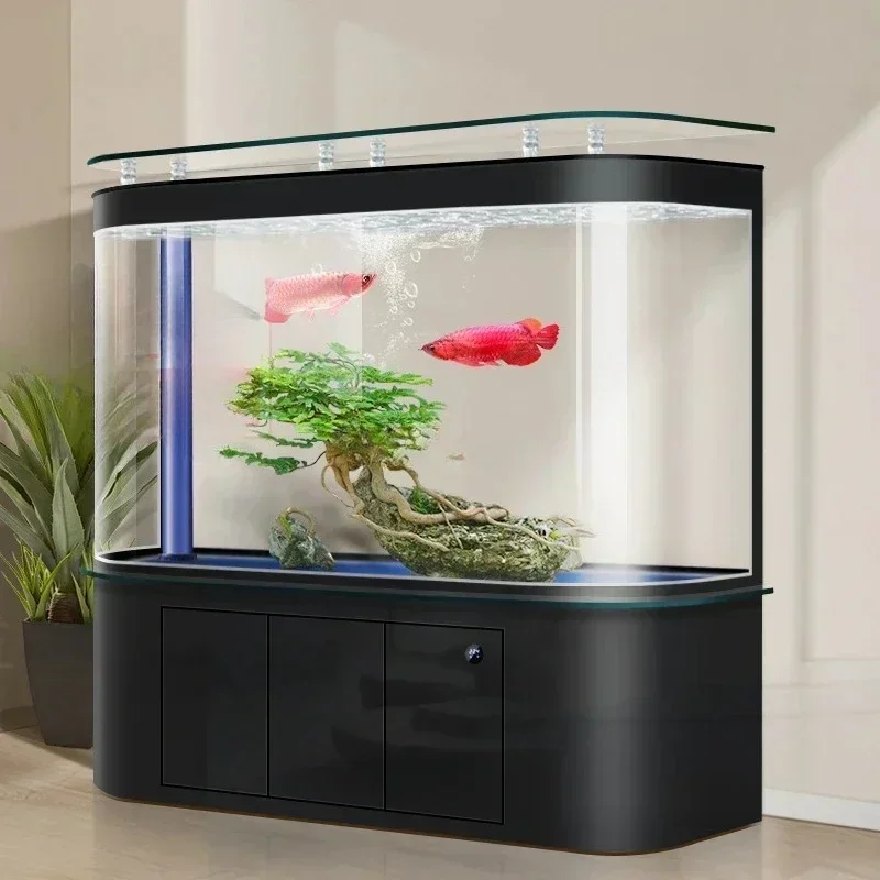 水槽リビングルームアーク型水槽無水底フィルターインテリジェン - Aquarium Fishland のレビューと価格