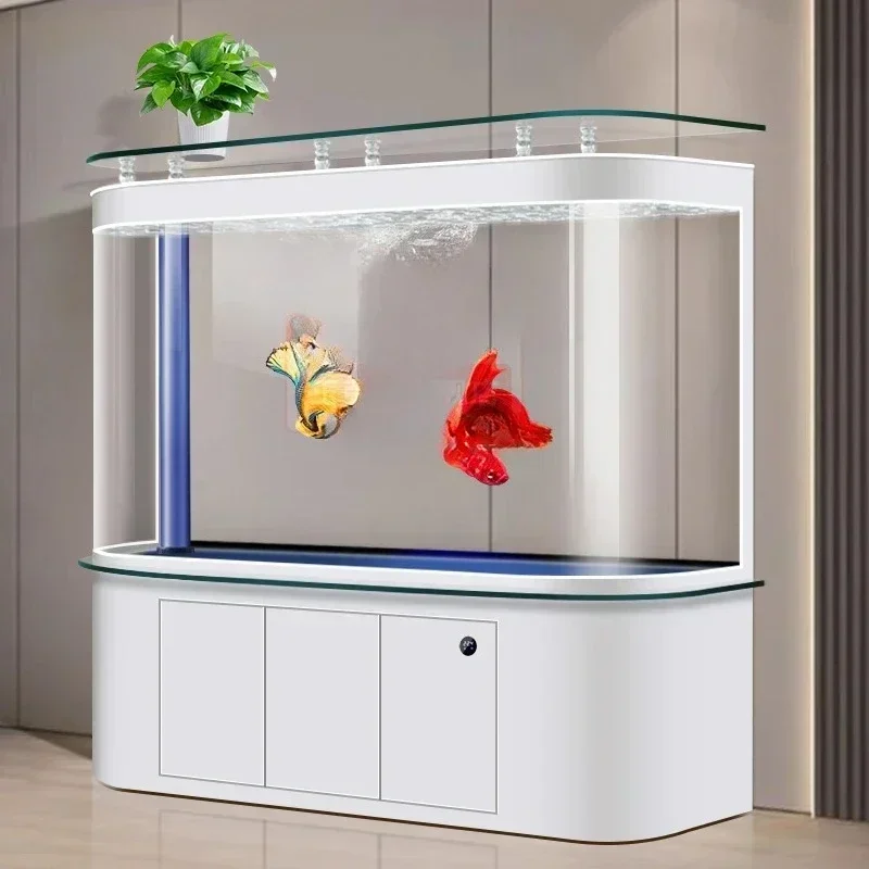水槽リビングルームアーク型水槽無水底フィルターインテリジェン - Aquarium Fishland のレビューと価格