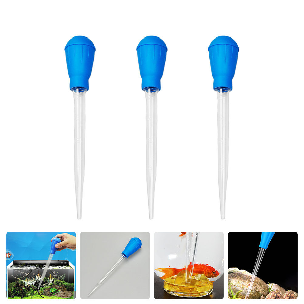 3個入りプレミアム再利用可能水槽清掃ピペット、小型水槽用水交 - Aquarium Fish Long のレビューと価格