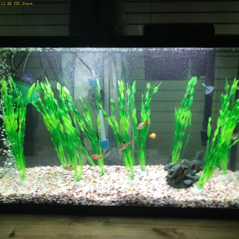 W3JE 10x 人工水生植物 水族館の植物 テラリウムの魚 - Aquarium Fish Hiding Spot のレビューと価格