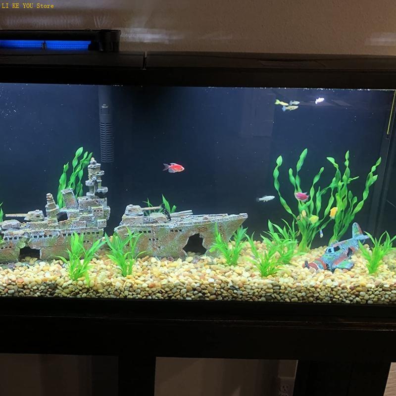 W3JE 10x 人工水生植物 水族館の植物 テラリウムの魚 - Aquarium Fish Hiding Spot のレビューと価格