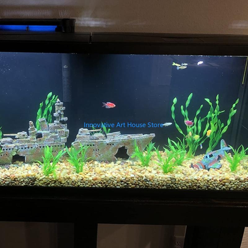 E1PC 水生植物の葉魚用タンク水族館の装飾美しい外観 - Aquarium Fish Hiding Spot のレビューと価格