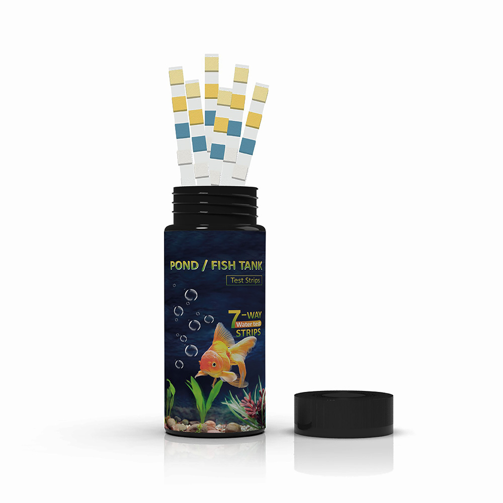 7 in 1 水族館テストストリップ、50 ストリップ水槽水 - Aquarium Test Kit のレビューと価格
