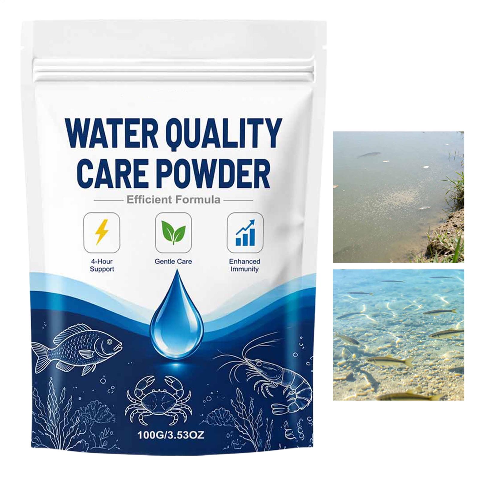 100 グラム水族館水浄化剤粉末濁水用長期持続クリア水槽クリ - Aquarium Fish Long のレビューと価格