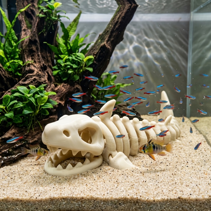 1個 17cm アクアリウム装飾 テーマオーナメント クリエ - Aquarium Fish Shark のレビューと価格