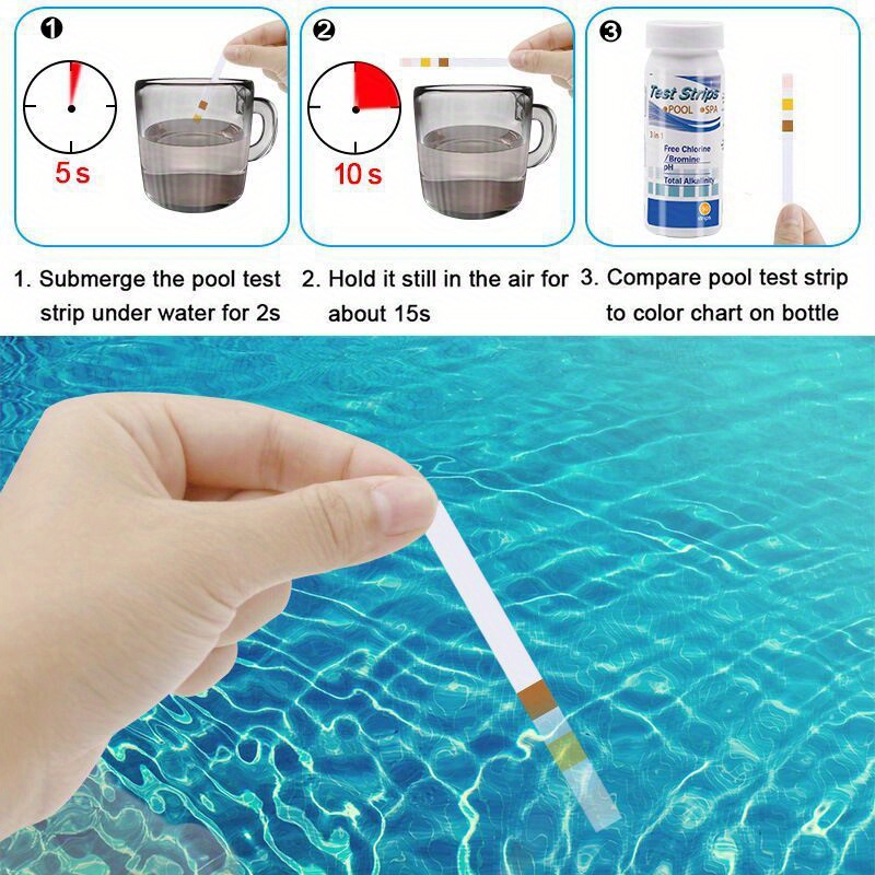 塩素 PH テストストリップ SPA スイミングプール水族館 - Aquarium Test Kit のレビューと価格