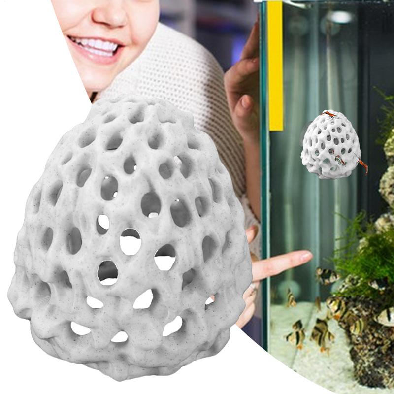 水族館小さなエビの洞窟ミニ多孔質ベタハウス魚の隠れスポットエ - Aquarium Fish Hiding Spot のレビューと価格