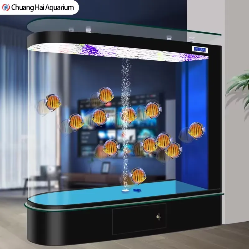 2026年新型 リビングルーム用大型底面酸素ガラス製家庭用ス - Aquarium Fishland のレビューと価格