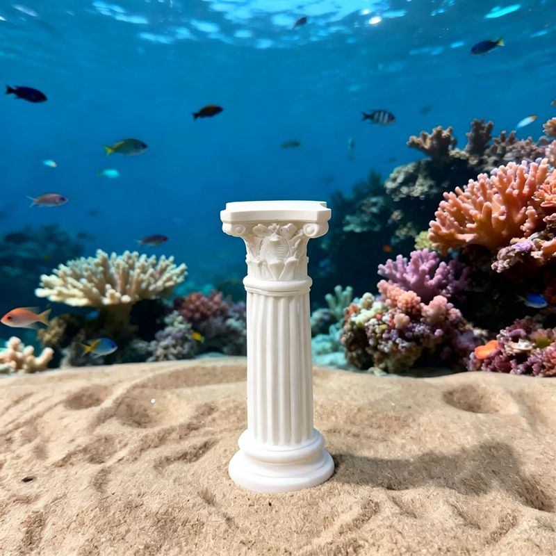 セラミック製のサンゴ繁殖用ベース、ローマ柱型サンゴ用ベース、 - Aquarium Fish Angel のレビューと価格