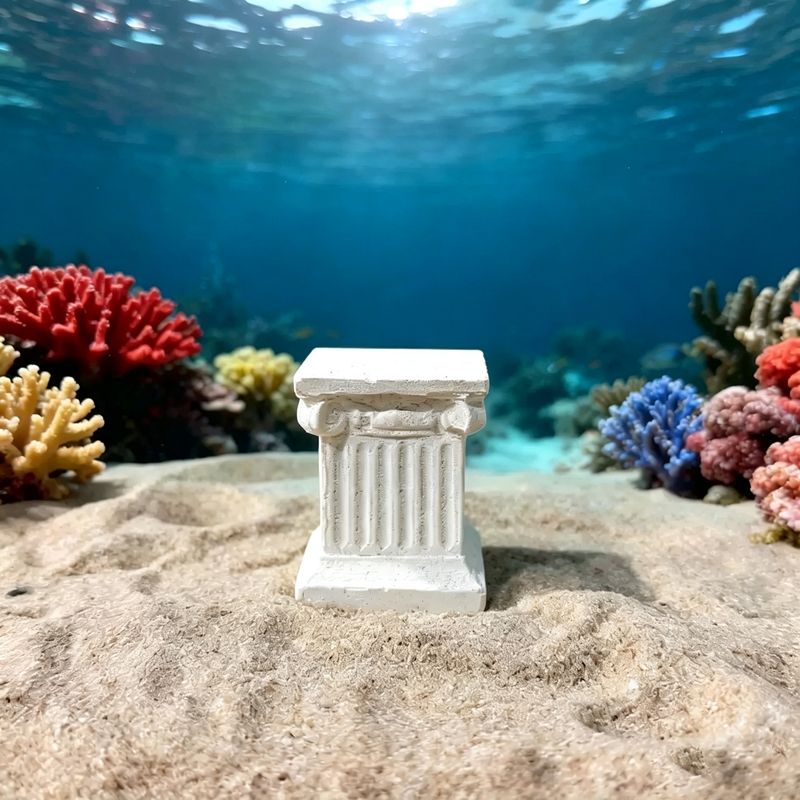 セラミック製のサンゴ繁殖用ベース、ローマ柱型サンゴ用ベース、 - Aquarium Fish Angel のレビューと価格