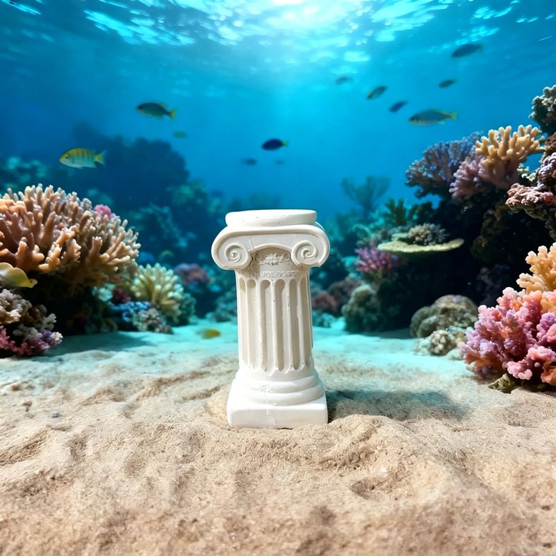 セラミック製のサンゴ繁殖用ベース、ローマ柱型サンゴ用ベース、 - Aquarium Fish Angel のレビューと価格