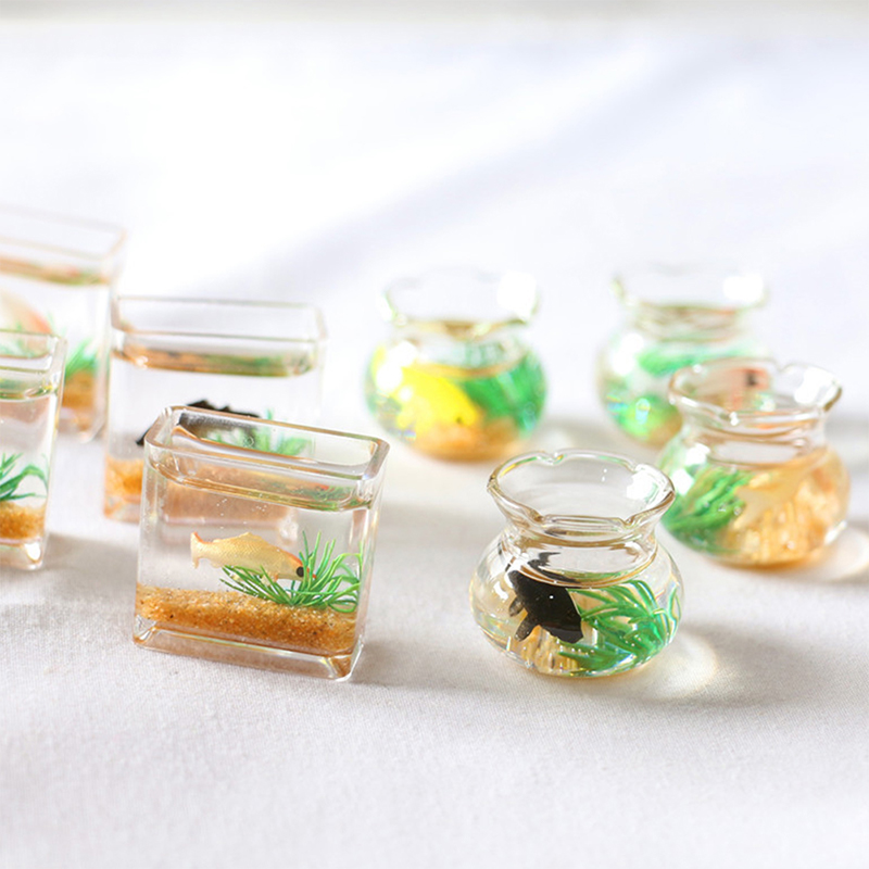 家の装飾、ドールハウス、装飾用おもちゃ、ドール水槽、ドールハ - Aquarium Fish Accessories のレビューと価格