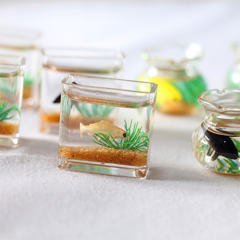 家の装飾、ドールハウス、装飾用おもちゃ、ドール水槽、ドールハ - Aquarium Fish Accessories のレビューと価格