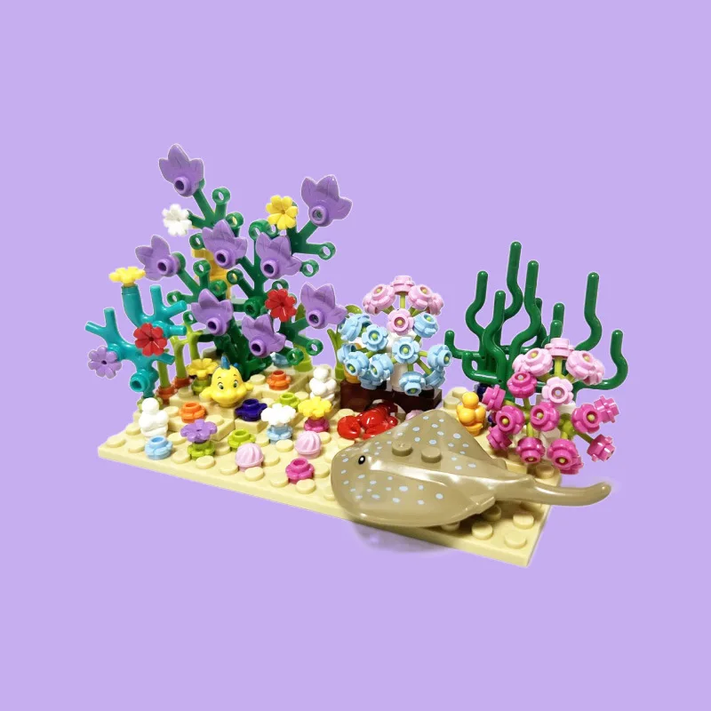 シティ MOC 水族館水中世界植物シーン観賞サメ悪魔魚ビルデ - Aquarium Fish Shark のレビューと価格