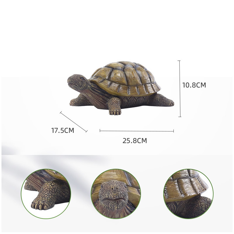 樹脂製のカメの彫刻,家の装飾,かわいいカメの飾り,屋外の庭, - Aquarium Fish Accessories のレビューと価格